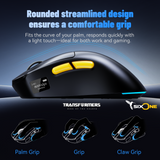 Transformers Autobots TF-GM04 Pro Wireless Esports Gaming Mouse, 53g Ultra-Light, Tri-Mode Bluetooth/2.4GHz/Wired - 24000 DPI RGB 6 Buttons