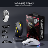 Transformers Autobots TF-GM04 Pro Wireless Esports Gaming Mouse, 53g Ultra-Light, Tri-Mode Bluetooth/2.4GHz/Wired - 24000 DPI RGB 6 Buttons