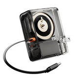 Transformers StarSaber TF-S01 40W GaN USB-C Fast Charger with Retractable 32” Cable, Dual USB-C (20W+12W) Compact Wall Charger for iPhone, Samsung, Google Pixel, iPad AC 100-240V