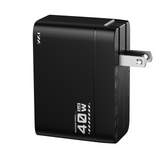 Transformers StarSaber TF-S01 40W GaN USB-C Fast Charger with Retractable 32” Cable, Dual USB-C (20W+12W) Compact Wall Charger for iPhone, Samsung, Google Pixel, iPad AC 100-240V