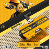 Transformers TF-T01 True Wireless Earbuds Wireless Bluetooth 5.4 Ear Buds Deep Bass Sound Earbud with Smart Noise Cancelling Mic IPX5 Waterproof in Ear Earphones for Android iOS Blue