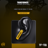 Transformers TF-T01 True Wireless Earbuds Wireless Bluetooth 5.4 Ear Buds Deep Bass Sound Earbud with Smart Noise Cancelling Mic IPX5 Waterproof in Ear Earphones for Android iOS Blue