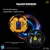 Transformers TF-T23 Wireless Bluetooth Earbuds - Premium Zinc Alloy Case RGB Breathing Lights, Gaming Mode, 13mm Loudspeaker, Deep Bass Sound, Long Battery Life, Type-C Fast Charge