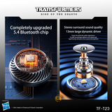 Transformers TF-T23 Wireless Bluetooth Earbuds - Premium Zinc Alloy Case RGB Breathing Lights, Gaming Mode, 13mm Loudspeaker, Deep Bass Sound, Long Battery Life, Type-C Fast Charge