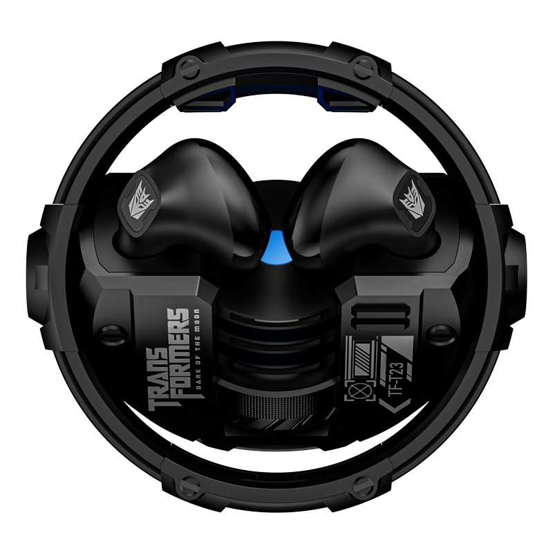 Transformers TF-T23 Wireless Bluetooth Earbuds - Premium Zinc Alloy Case RGB Breathing Lights, Gaming Mode, 13mm Loudspeaker, Deep Bass Sound, Long Battery Life, Type-C Fast Charge