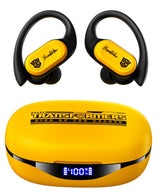 Transformers TF-T26 Pro Over The Ear Earbuds Wireless Bluetooth 5.4 Ear Buds with Earhooks 65H Playtimes Deep Bass Sound IPX5 Mic IPX5 Waterproof Earphones for Sport/Workout
