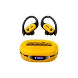 Transformers TF-T26 Pro Over The Ear Earbuds Wireless Bluetooth 5.4 Ear Buds with Earhooks 65H Playtimes Deep Bass Sound IPX5 Mic IPX5 Waterproof Earphones for Sport/Workout