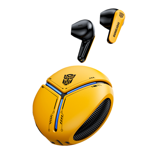 Transformers TF-T30 Bluetooth TWS Wireless Earbuds with Energy Core Design Passive Noise Cancelling Semi-in-Ear Cool HiFi HD Calling Music Game Modes Low Latency Sports Earphones