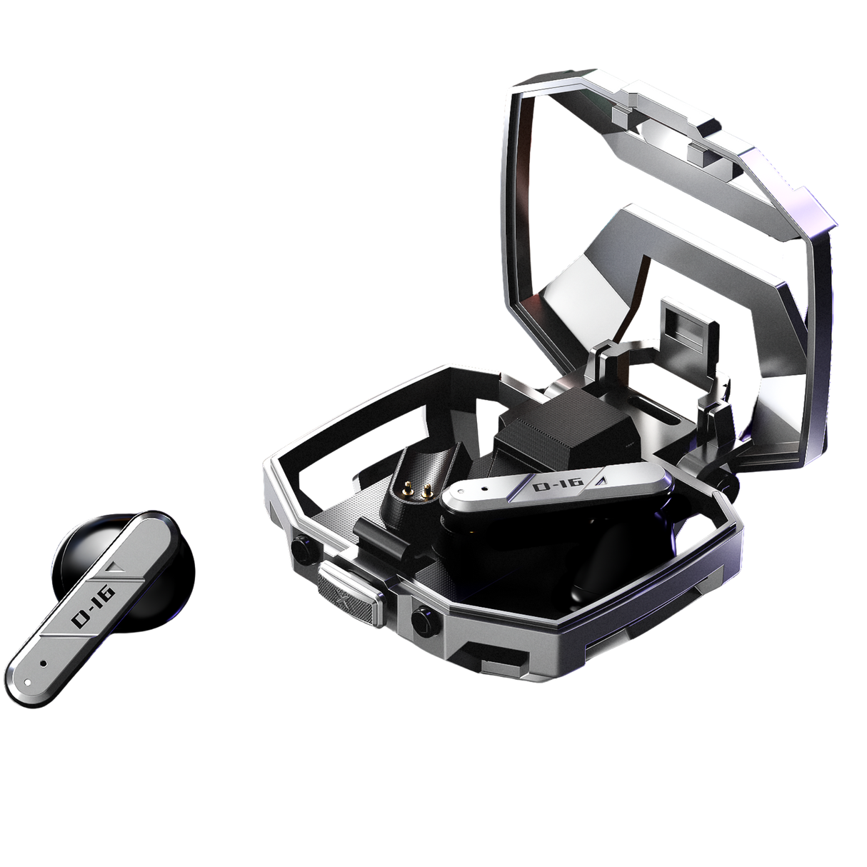 Transformers TF-T32 Wireless Bluetooth Earbuds - Zinc Alloy Case, Low-Latency Gaming & Music Modes, 13mm Loudspeaker, USB-C Fast Charging, Deep Bass Sound Long Battery 24H Playtime