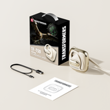 Transformers TF-T59 Ear-Hook True Wireless Bluetooth Earbuds with Mic, Low Latency Game/Music Modes, 13mm Drivers, Secure Fit Sport Headphones, IPX5 Waterproof Deep Bass Sound