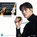 Transformers TF-T59 Ear-Hook True Wireless Bluetooth Earbuds with Mic, Low Latency Game/Music Modes, 13mm Drivers, Secure Fit Sport Headphones, IPX5 Waterproof Deep Bass Sound