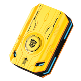 Transformers TF-T76 True Wireless Bluetooth 6.0 Earbuds with Mic, Mecha Zinc Alloy Armor Case, Low-Latency Game/Music Modes, Hi-Fi 13mm Drivers, HD Calling, 40H Total Playtime