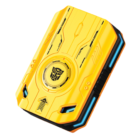 Transformers TF-T76 True Wireless Bluetooth 6.0 Earbuds with Mic, Mecha Zinc Alloy Armor Case, Low-Latency Game/Music Modes, Hi-Fi 13mm Drivers, HD Calling, 40H Total Playtime