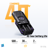 Transformers TF-T76 True Wireless Bluetooth 6.0 Earbuds with Mic, Mecha Zinc Alloy Armor Case, Low-Latency Game/Music Modes, Hi-Fi 13mm Drivers, HD Calling, 40H Total Playtime