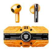 Transformers TF-T80 Bluetooth True Wireless Earbuds with Noise Cancelling In-Ear Cool HiFi HD Calling Dual Modes Sports Music Game Long Endurance Earphones