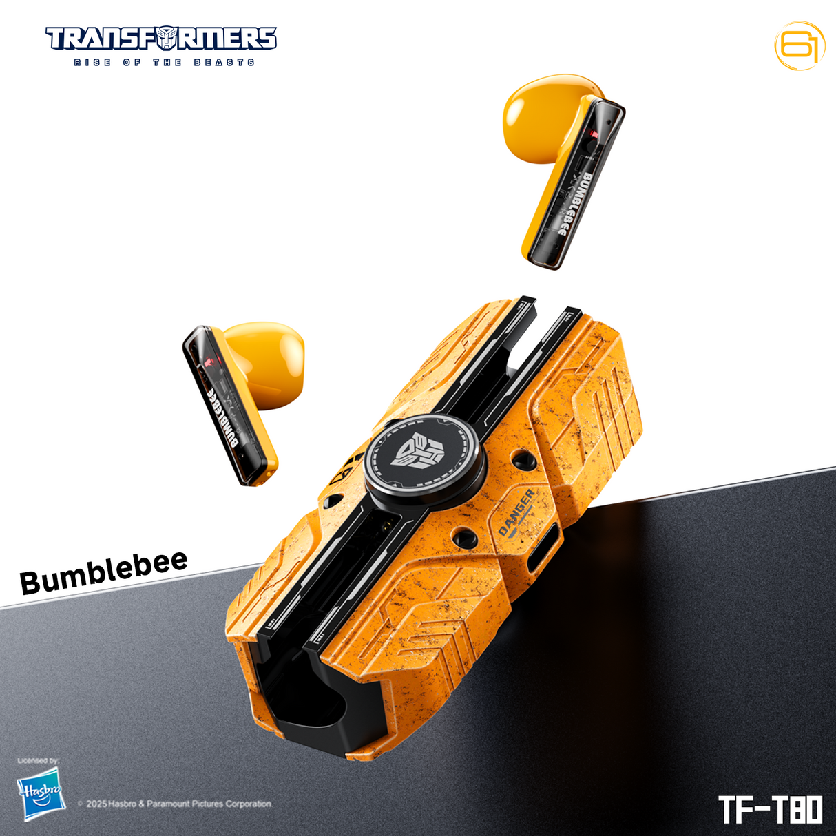 Transformers TF-T80 Bluetooth True Wireless Earbuds with Noise Cancelling In-Ear Cool HiFi HD Calling Dual Modes Sports Music Game Long Endurance Earphones