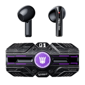 Transformers TF-T80 Bluetooth True Wireless Earbuds with Noise Cancelling In-Ear Cool HiFi HD Calling Dual Modes Sports Music Game Long Endurance Earphones