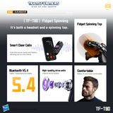 Transformers TF-T80 Bluetooth True Wireless Earbuds with Noise Cancelling In-Ear Cool HiFi HD Calling Dual Modes Sports Music Game Long Endurance Earphones