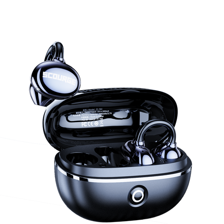 Transformers TF-T83 Clip-on Bluetooth 5.4 Wireless Earbuds, with Microphone for HD Voice Calls In-Ear Cool HiFi Calling Dual Modes Sports IPX5 Waterproof Long Endurance Earphones