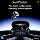Transformers TF-T83 Clip-on Bluetooth 5.4 Wireless Earbuds, with Microphone for HD Voice Calls In-Ear Cool HiFi Calling Dual Modes Sports IPX5 Waterproof Long Endurance Earphones