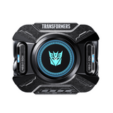 Transformers TF-T93 Ear-Clip True Wireless Bluetooth 6.0 Earbuds with Mic, Zinc Alloy Armor Case, Low Latency Game/Music Modes, Hi-Fi 12mm Drivers, Secure Fit Sports Earphones