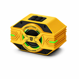 Transformers TF-Y03 CoreBlock Design Bluetooth TWS Speaker 5W Portable Wireless IPX5 Waterproof, 5H Playtime Deep Bass, Stereo Pairing, Built-in Mic, AUX/TF Card