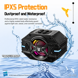 Transformers TF-Y03 CoreBlock Design Bluetooth TWS Speaker 5W Portable Wireless IPX5 Waterproof, 5H Playtime Deep Bass, Stereo Pairing, Built-in Mic, AUX/TF Card