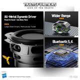 Transformers TF-Y03 CoreBlock Design Bluetooth TWS Speaker 5W Portable Wireless IPX5 Waterproof, 5H Playtime Deep Bass, Stereo Pairing, Built-in Mic, AUX/TF Card
