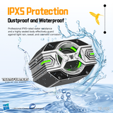 Transformers TF-Y03 CoreBlock Design Bluetooth TWS Speaker 5W Portable Wireless IPX5 Waterproof, 5H Playtime Deep Bass, Stereo Pairing, Built-in Mic, AUX/TF Card