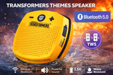 Transformers TF-Y16 FlexCube Design Bluetooth Speaker 45mm 4.3W Portable TWS Wireless Speaker IPX5 Waterproof, TWS Stereo Pairing, Built-in Mic