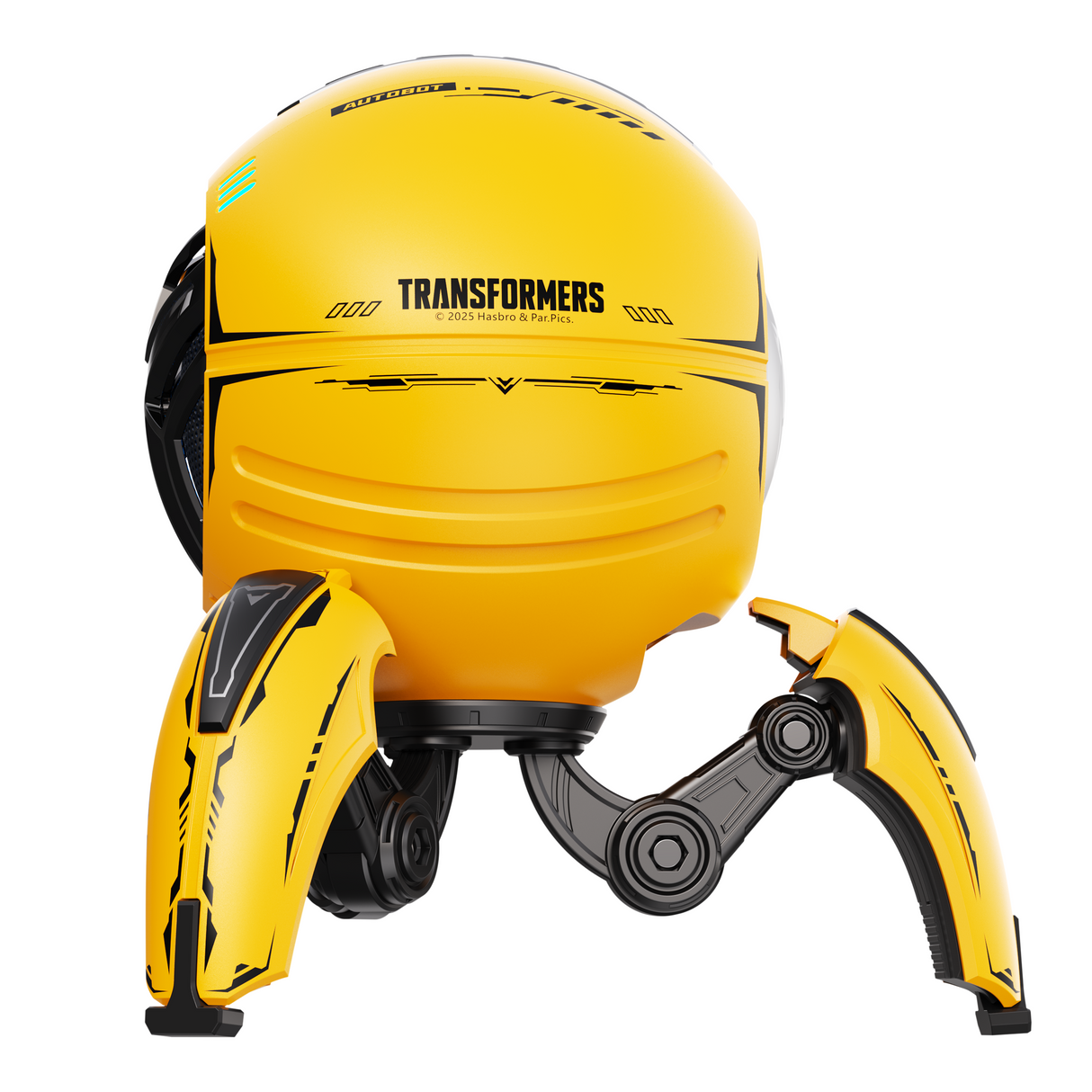 Transformers TF-Y17Pro Mecha Bluetooth TWS Speaker, 10W Hi-Fi 57mm Driver, Portable RGB Speaker with Detachable Foldable Tri-Pedal Stand, 2000mAh, Gaming Desk Décor Autobots