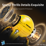 Transformers TF-Y17Pro Mecha Bluetooth TWS Speaker, 10W Hi-Fi 57mm Driver, Portable RGB Speaker with Detachable Foldable Tri-Pedal Stand, 2000mAh, Gaming Desk Décor Autobots