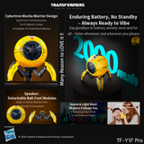 Transformers TF-Y17Pro Mecha Bluetooth TWS Speaker, 10W Hi-Fi 57mm Driver, Portable RGB Speaker with Detachable Foldable Tri-Pedal Stand, 2000mAh, Gaming Desk Décor Autobots