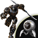 Transformers TF-Y17Pro Mecha Bluetooth TWS Speaker, 10W Hi-Fi 57mm Driver, Portable RGB Speaker with Detachable Foldable Tri-Pedal Stand, 2000mAh, Gaming Desk Décor Autobots