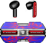 Transformers TF-T01 True Wireless Earbuds Wireless Bluetooth 5.4 Ear Buds Deep Bass Sound Earbud with Smart Noise Cancelling Mic IPX5 Waterproof in Ear Earphones for Android iOS Blue