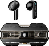 Transformers TF-T01 True Wireless Earbuds Wireless Bluetooth 5.4 Ear Buds Deep Bass Sound Earbud with Smart Noise Cancelling Mic IPX5 Waterproof in Ear Earphones for Android iOS Blue