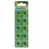 PoundMax AG13 LR44 Batteries 1.5v Alkaline Button Battery Combo Pack - 10 Count